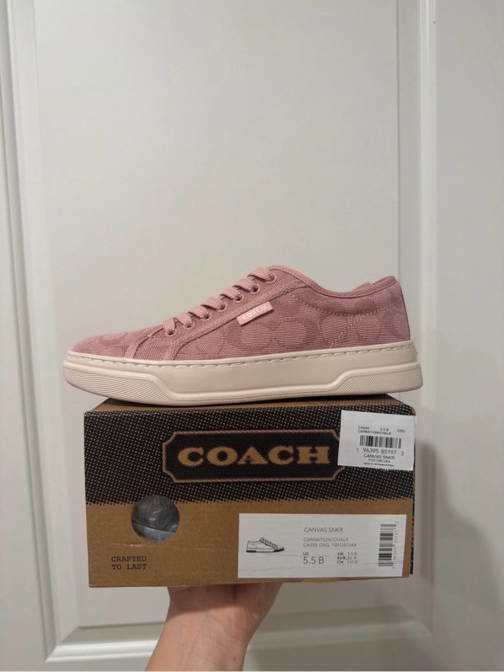 🎀COACH~Canvas Sneaker SIZE 5.5